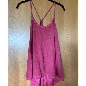 Burgundy Tank Top, Size M